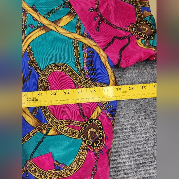 Vintage GDT TOO Bomber Blazer Graphic Jacket One Size Bottom Buttons Geometric - Picture 8 of 13